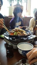 画像: バスターミナルの近くのご飯屋さん